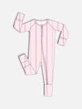 Footless Sleeper | Pink Ribbon