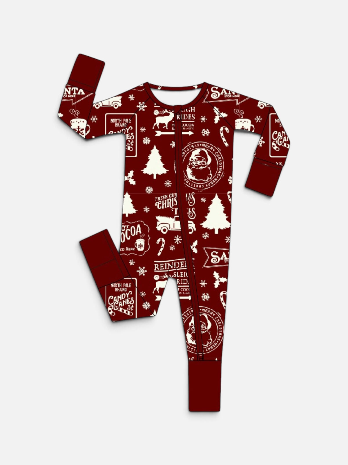 Footless Sleeper | Vintage Christmas